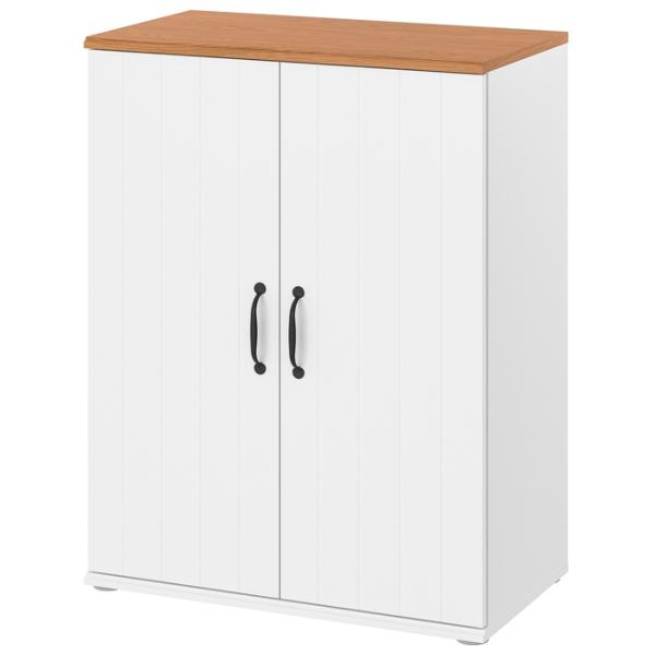 Comodă Ikea Skruvby 90 x 70 x 38 / MDF / Alb Lemn natural photo 1