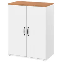 Comodă Ikea Skruvby 90 x 70 x 38 / MDF / Alb Lemn natural