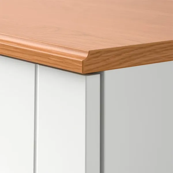 Comodă Ikea Skruvby 90 x 70 x 38 / MDF / Alb Lemn natural photo 3