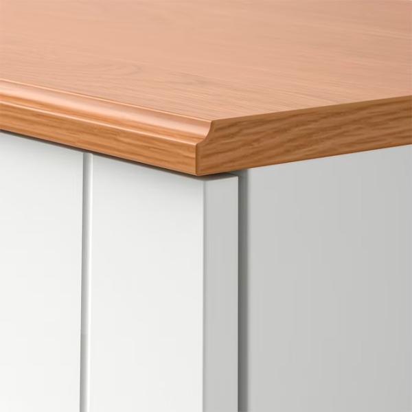 Comodă Ikea Skruvby 90 x 70 x 38 / MDF / Alb Lemn natural photo 3