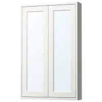 Шкаф с зеркалом Ikea Tannforsen 95 x 60 x 15см / Зеркало / White