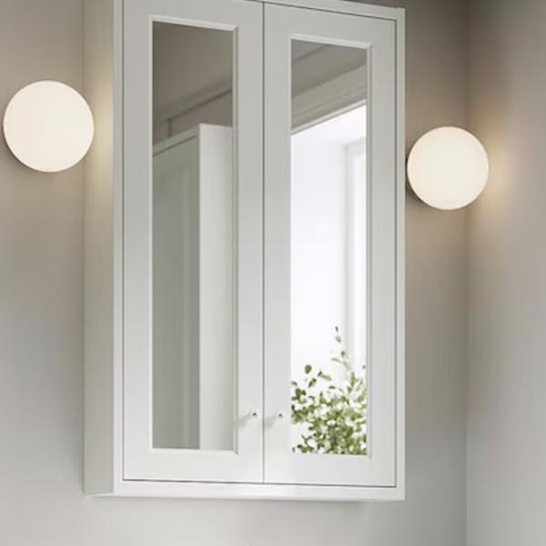 Dulap cu oglindă Ikea Tannforsen 95 x 60 x 15 / Oglindă / White photo 2 Dulap cu oglindă Ikea Tannforsen 95 x 60 x 15 / Oglindă / White photo 2