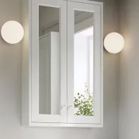 Dulap cu oglindă Ikea Tannforsen 95 x 60 x 15 / Oglindă / White photo 2