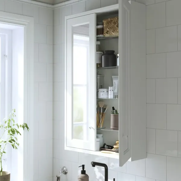 Dulap cu oglindă Ikea Tannforsen 95 x 60 x 15 / Oglindă / White photo 4 Dulap cu oglindă Ikea Tannforsen 95 x 60 x 15 / Oglindă / White photo 4