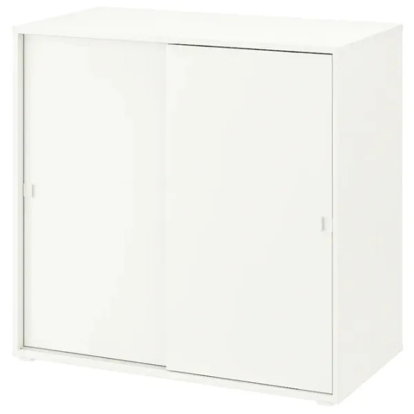 Comodă Ikea Vihals 90 x 95 x 47 / MDF / Alb photo 1