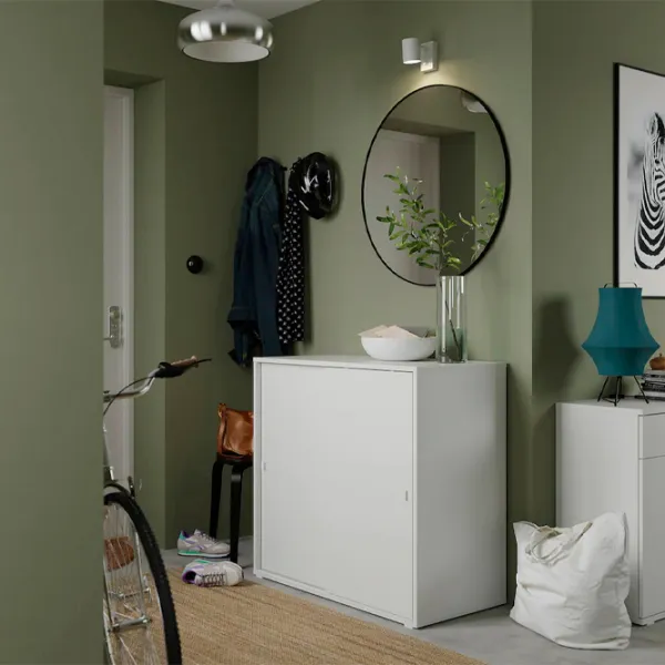 Comodă Ikea Vihals 90 x 95 x 47 / MDF / Alb photo 2