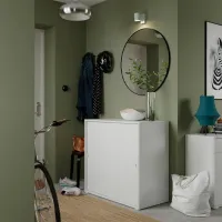 Comodă Ikea Vihals 90 x 95 x 47 / MDF / Alb photo 2
