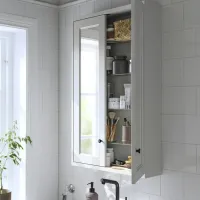 Dulap cu oglindă Ikea Tannforsen 95 x 60 x 15 / Oglindă / Grey photo 3