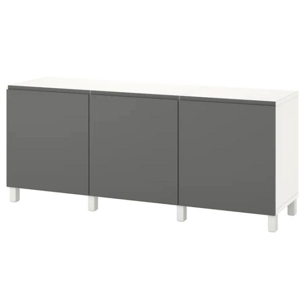 Comodă Ikea Besta 74 x 180 x 42 / MDF / Sur închis photo 1