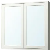 Шкаф с зеркалом Ikea Tannforsen 95 x 100 x 15см / Зеркало / White