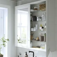 Dulap cu oglindă Ikea Tannforsen 95 x 100 x 15 / Oglindă / White photo 3