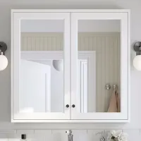 Dulap cu oglindă Ikea Tannforsen 95 x 100 x 15 / Oglindă / White photo 4