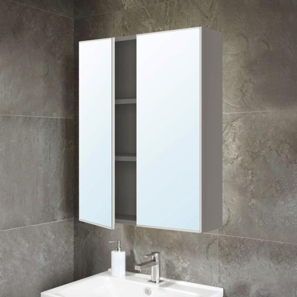 Dulap cu oglindă Ikea Enhet 75 x 60 x 17 / Oglindă / Grey photo 2 Dulap cu oglindă Ikea Enhet 75 x 60 x 17 / Oglindă / Grey photo 2