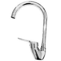 Baterie pentru bucătărie ESTA E-043 Mono comandă / Pivotantă / Alamă / Inox