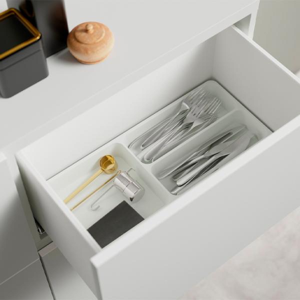 Comodă Ikea Besta 74 x 120 x 42 / MDF / Mramură bej photo 5