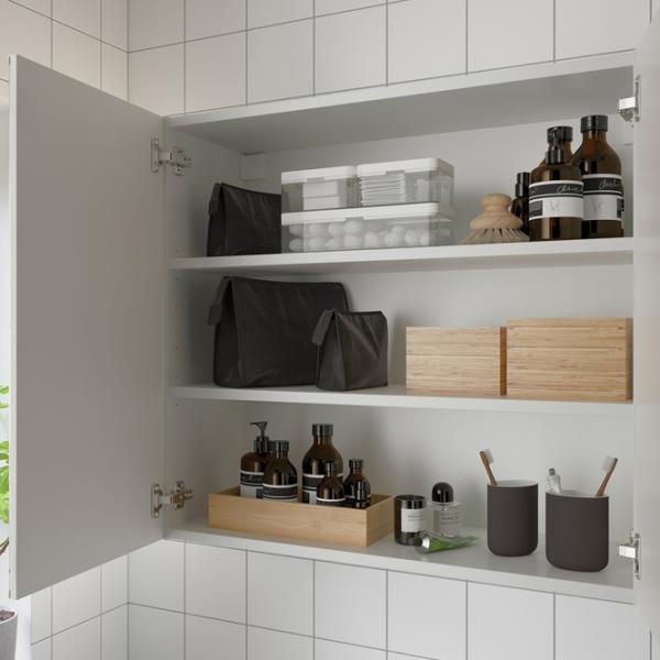 Dulap cu oglindă Ikea Enhet 75 x 80 x 32 / Oglindă / White photo 4 Dulap cu oglindă Ikea Enhet 75 x 80 x 32 / Oglindă / White photo 4