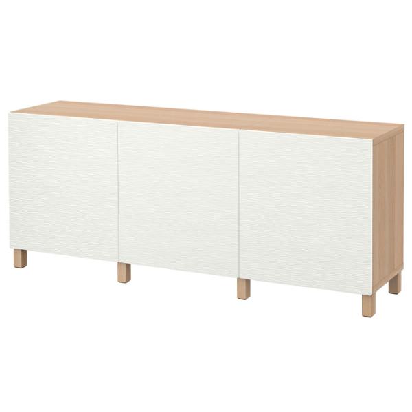 Comodă Ikea Besta 74 x 180 x 42 / MDF / Alb photo 1
