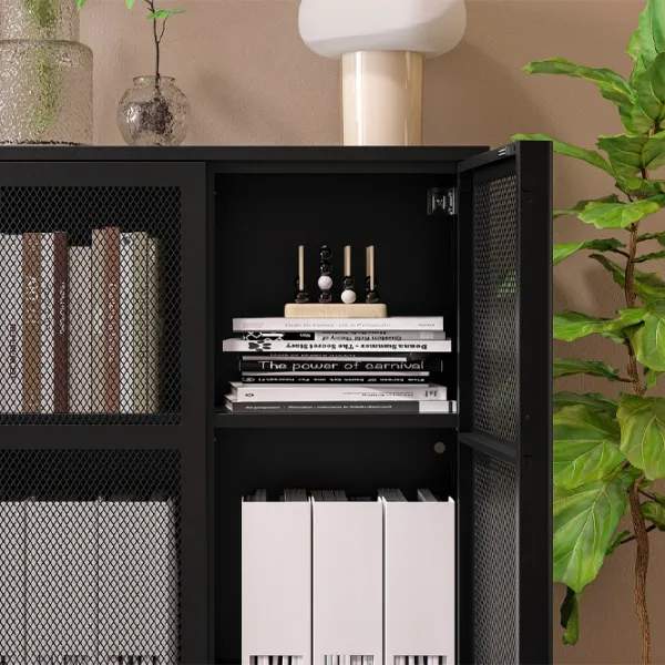 Comodă Ikea Ivar 83 x 80 x 30 / Oțel / Black photo 4