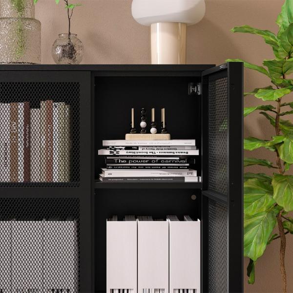 Comodă Ikea Ivar 83 x 80 x 30 / Oțel / Black photo 4