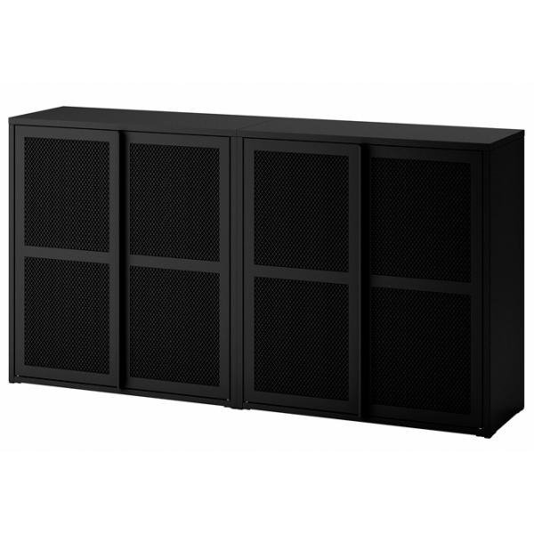 Comodă Ikea Ivar 83 x 160 x 30 / Oțel / Black photo 1