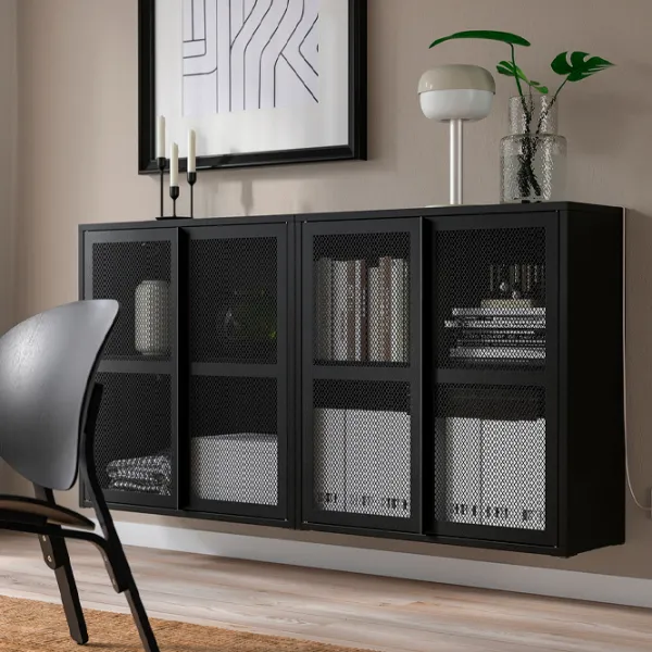 Comodă Ikea Ivar 83 x 160 x 30 / Oțel / Black photo 2