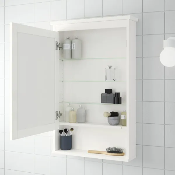 Dulap cu oglindă Ikea Hemnes 98 x 63 x 16 / Oglindă / White photo 2 Dulap cu oglindă Ikea Hemnes 98 x 63 x 16 / Oglindă / White photo 2