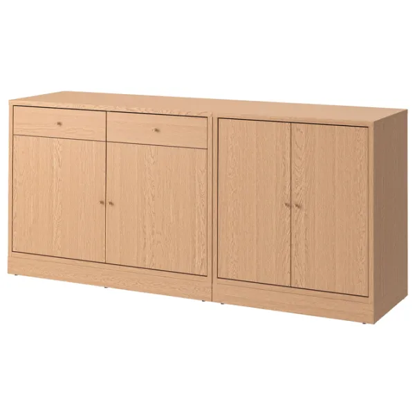 Comodă Ikea Tonstad 90 x 202.3 x 47 / MDF / Oak Veneer photo 1