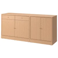 Comodă Ikea Tonstad 90 x 202.3 x 47 / MDF / Oak Veneer