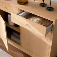 Комод Ikea Tonstad 90 x 202.3 x 47см / МДФ / Дубовый Шпон photo 4