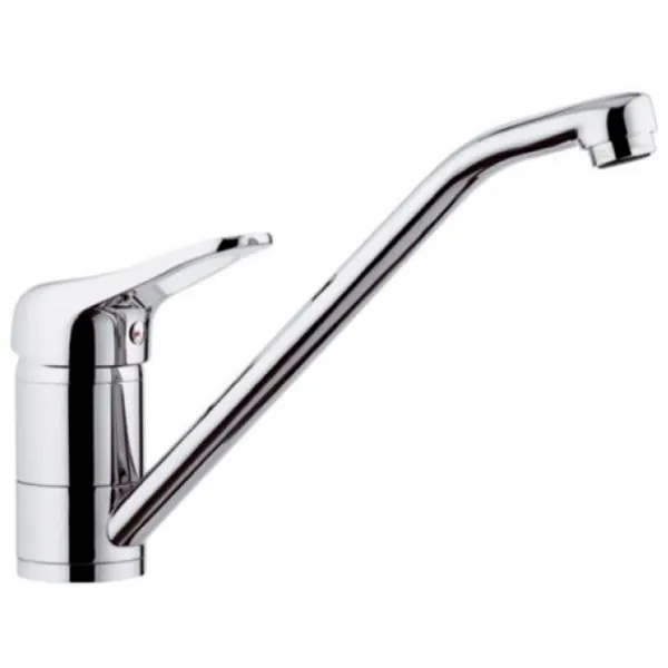 Baterie pentru bucătărie Remer KISS 40 Mono comandă / Pivotantă / Alamă / Inox photo 1 Baterie pentru bucătărie Remer KISS 40 Mono comandă / Pivotantă / Alamă / Inox photo 1