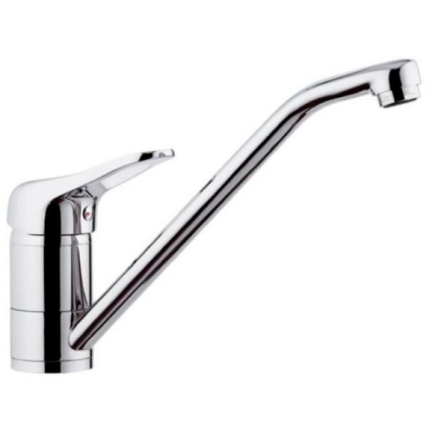 Baterie pentru bucătărie Remer KISS 40 Mono comandă / Pivotantă / Alamă / Inox photo 1 Baterie pentru bucătărie Remer KISS 40 Mono comandă / Pivotantă / Alamă / Inox photo 1