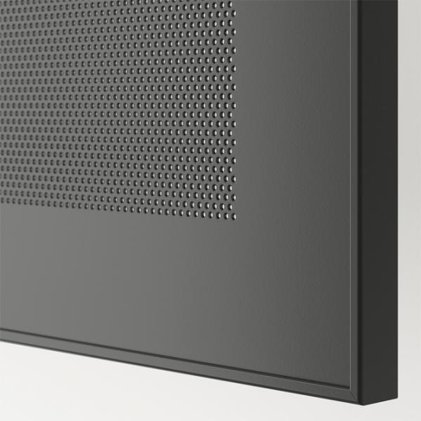Comodă Ikea Besta 74 x 120 x 42 / MDF / Staniu închis photo 5