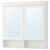 Шкаф с зеркалом Ikea Hemnes 98 x 103 x 16см / Зеркало / White
