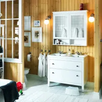 Dulap cu oglindă Ikea Hemnes 98 x 103 x 16 / Oglindă / White photo 3