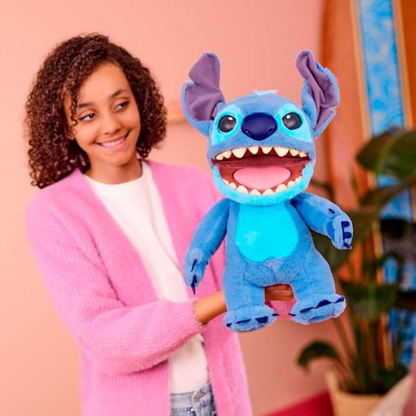 Jucărie interactivă Stitch Disney Real FX Chatty Stitch Puppet DIS102501 6+ / Blue photo 4