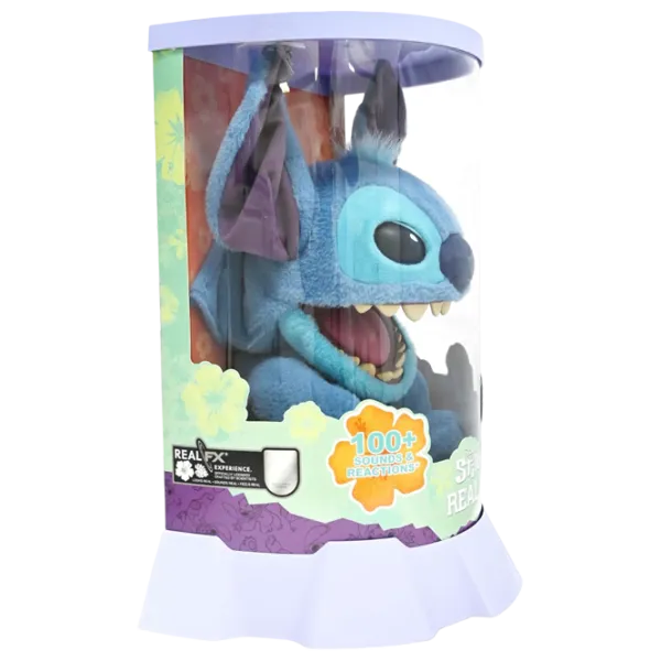 Jucărie interactivă Stitch Disney Real FX Chatty Stitch Puppet DIS102501 6+ / Blue photo 6