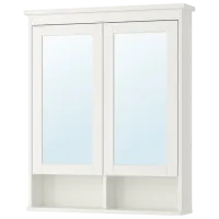 Шкаф с зеркалом Ikea Hemnes 98 x 83 x 16см / Зеркало / White