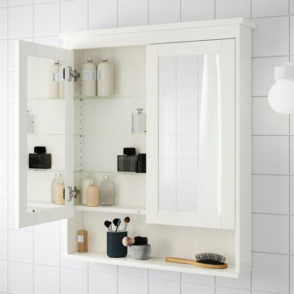 Dulap cu oglindă Ikea Hemnes 98 x 83 x 16 / Oglindă / White photo 2 Dulap cu oglindă Ikea Hemnes 98 x 83 x 16 / Oglindă / White photo 2