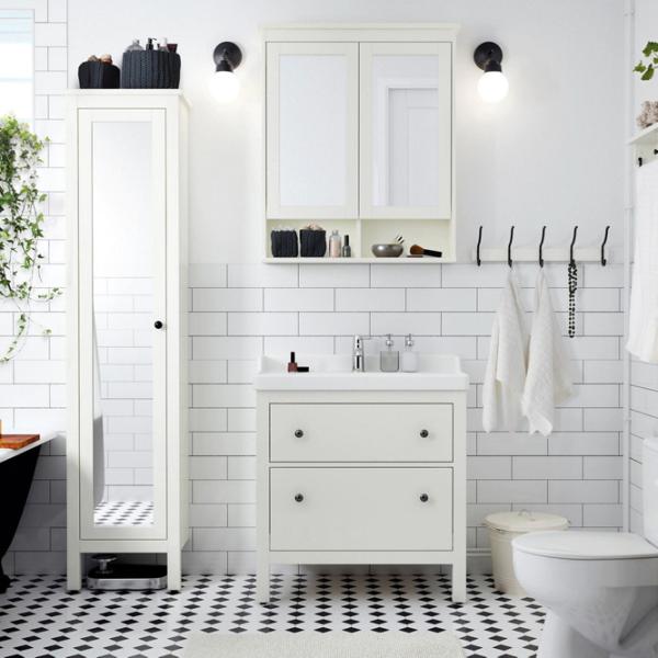 Dulap cu oglindă Ikea Hemnes 98 x 83 x 16 / Oglindă / White photo 3 Dulap cu oglindă Ikea Hemnes 98 x 83 x 16 / Oglindă / White photo 3