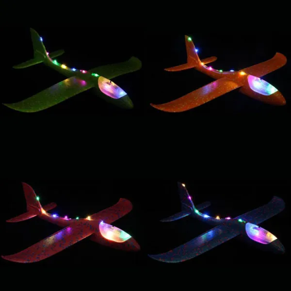 Метательный самолет Insportline LED airplane 140664/140671 3+ / Разноцветный photo 4