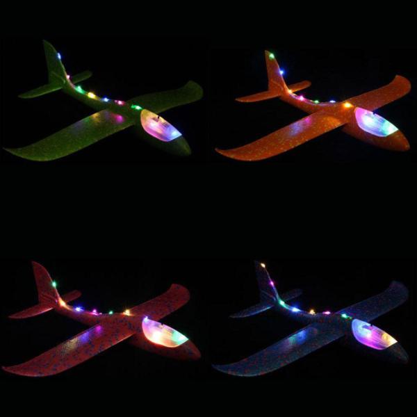 Метательный самолет Insportline LED airplane 140664/140671 3+ / Разноцветный photo 4