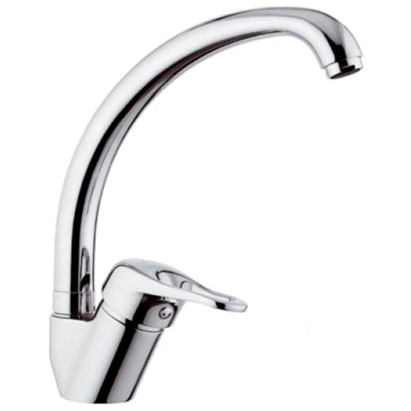 Baterie pentru bucătărie Remer KISS 42 Mono comandă / Pivotantă / Alamă / Inox photo 1 Baterie pentru bucătărie Remer KISS 42 Mono comandă / Pivotantă / Alamă / Inox photo 1