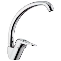 Baterie pentru bucătărie Remer KISS 42 Mono comandă / Pivotantă / Alamă / Inox