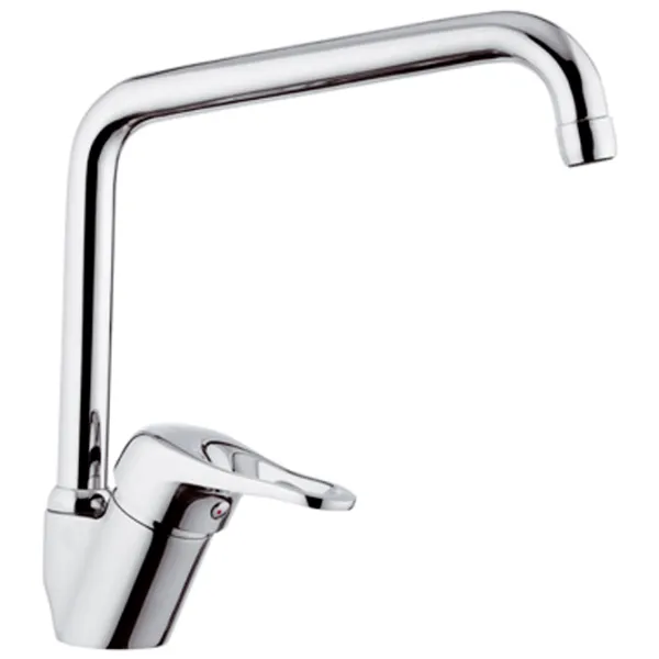 Baterie pentru bucătărie Remer KISS 42U Mono comandă / Pivotantă / Alamă / Inox photo 1 Baterie pentru bucătărie Remer KISS 42U Mono comandă / Pivotantă / Alamă / Inox photo 1
