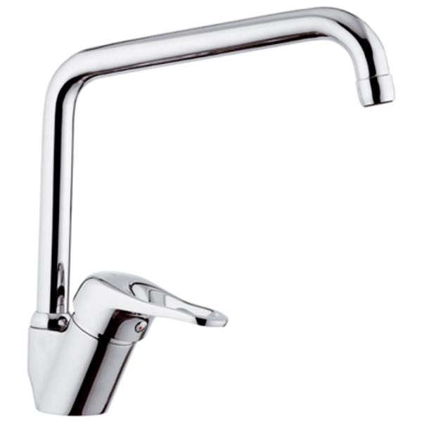 Baterie pentru bucătărie Remer KISS 42U Mono comandă / Pivotantă / Alamă / Inox photo 1 Baterie pentru bucătărie Remer KISS 42U Mono comandă / Pivotantă / Alamă / Inox photo 1