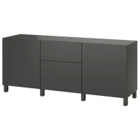 Comodă Ikea Besta/Lappviken/Stubbarp 74 x 180 x 42 / MDF / Sur închis