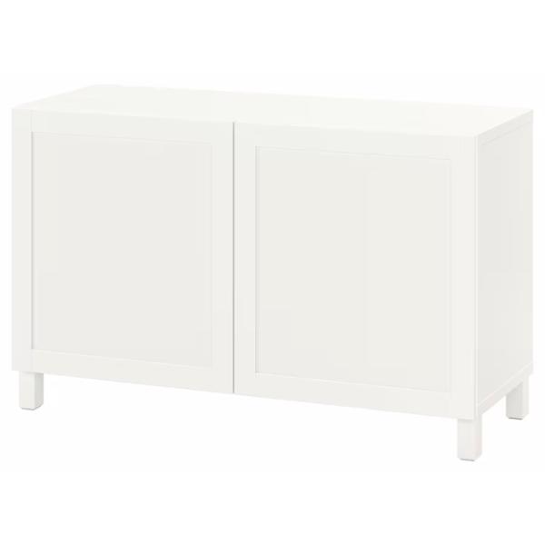 Comodă Ikea Besta/Hanviken/Stubbarp 74 x 120 x 42 / MDF / Alb photo 1