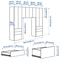 Гостиная Ikea Smastad/Platsa Модульная / White photo 5