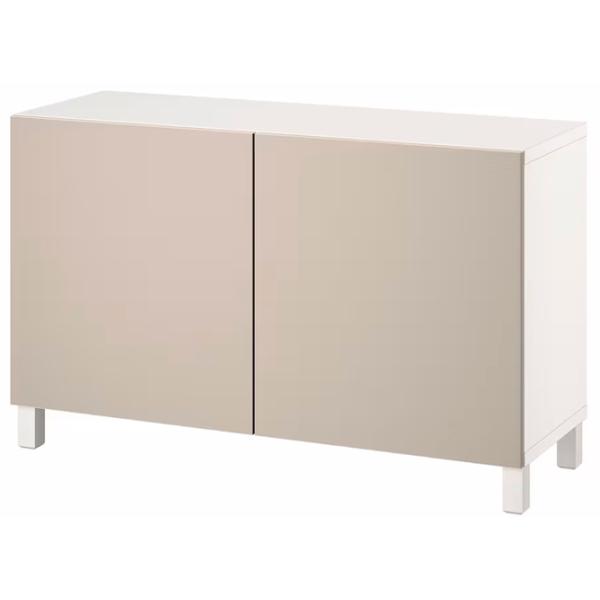Comodă Ikea Besta/Lappviken/Stubbarp 74 x 120 x 42 / MDF / Sur deschi bej photo 1
