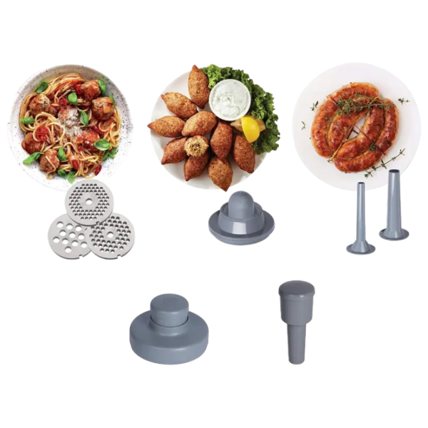 Mașină de tocat carne Kenwood MG360 1400 W / 1.5 kg/min / White photo 6